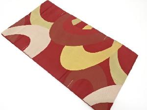 未使用品　抽象模様織り出し袋帯